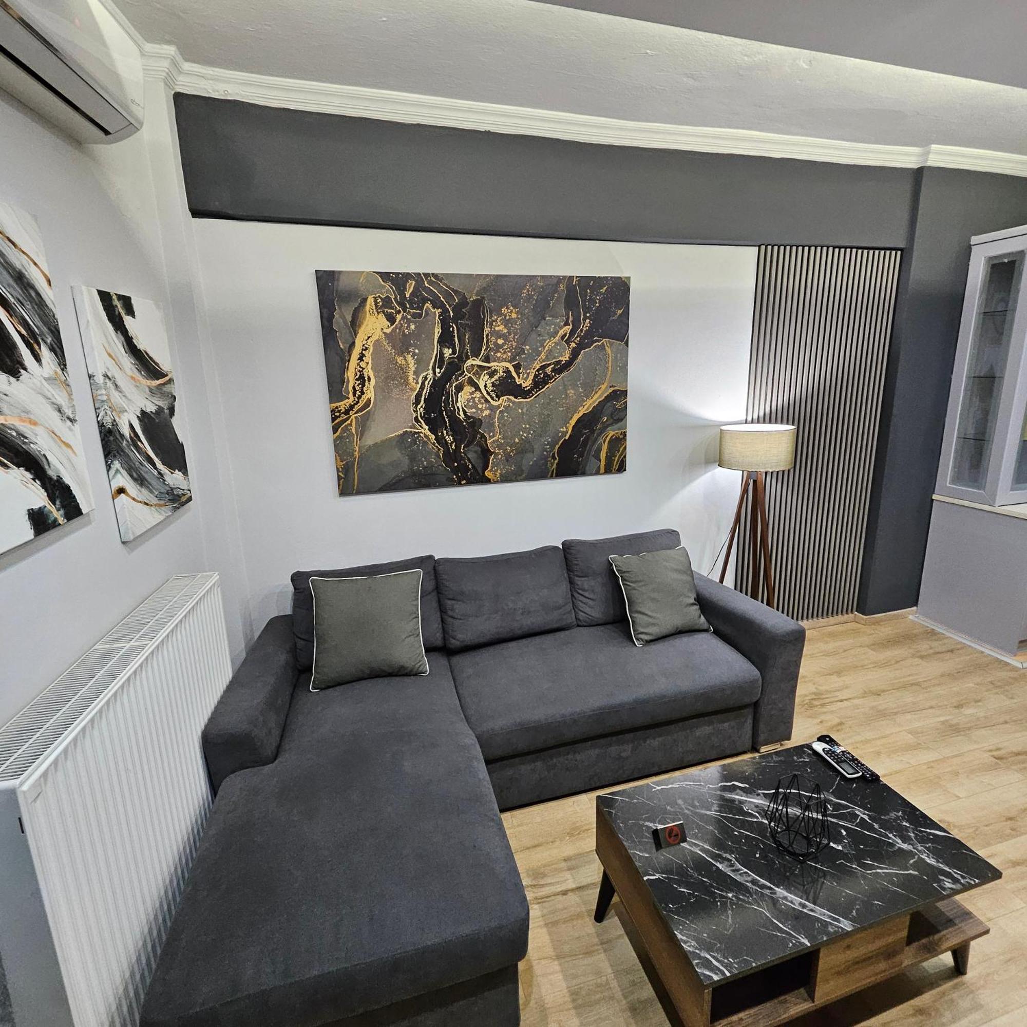 Central 3 Modern Apartment With Free Parking Serres Bagian luar foto