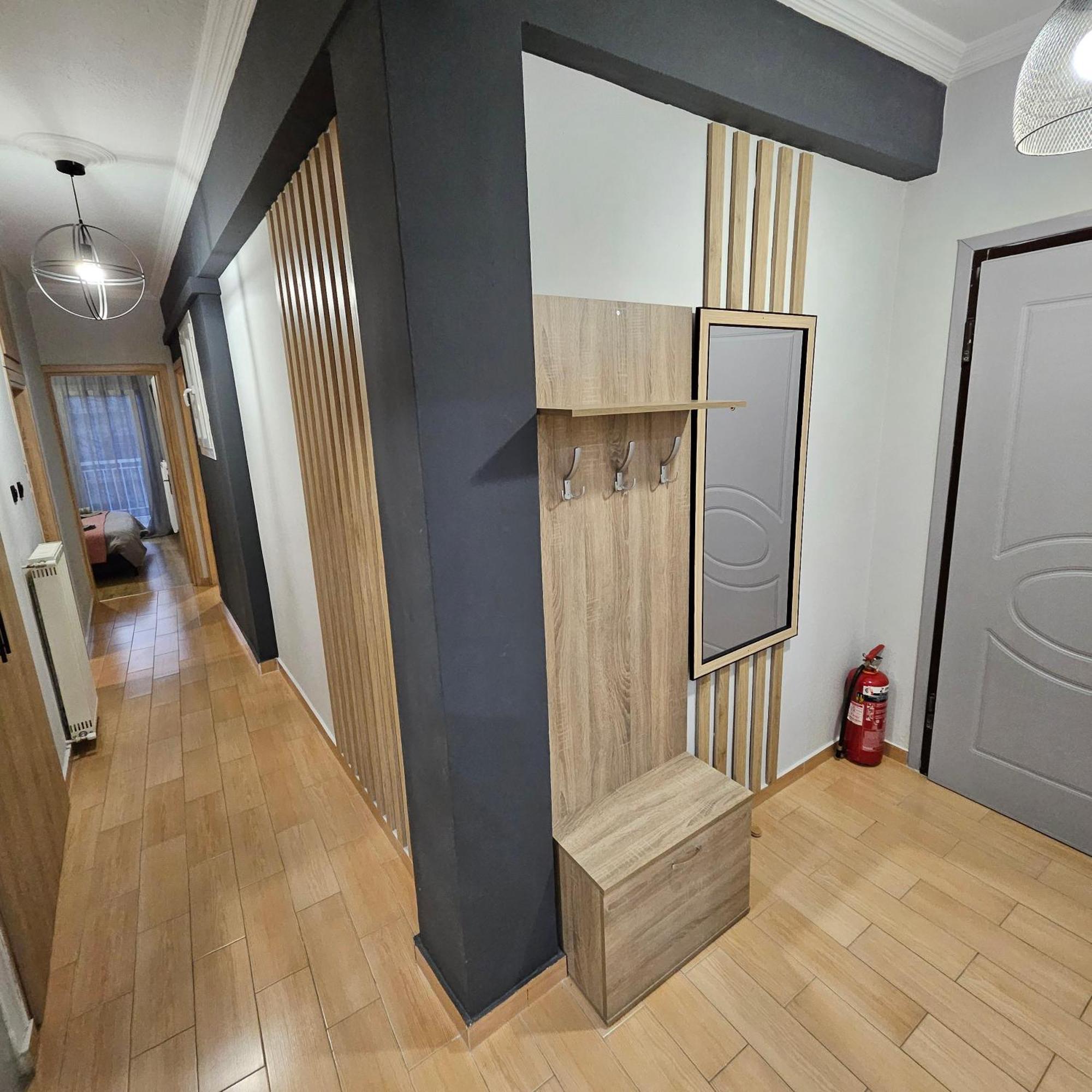 Central 3 Modern Apartment With Free Parking Serres Ruang foto