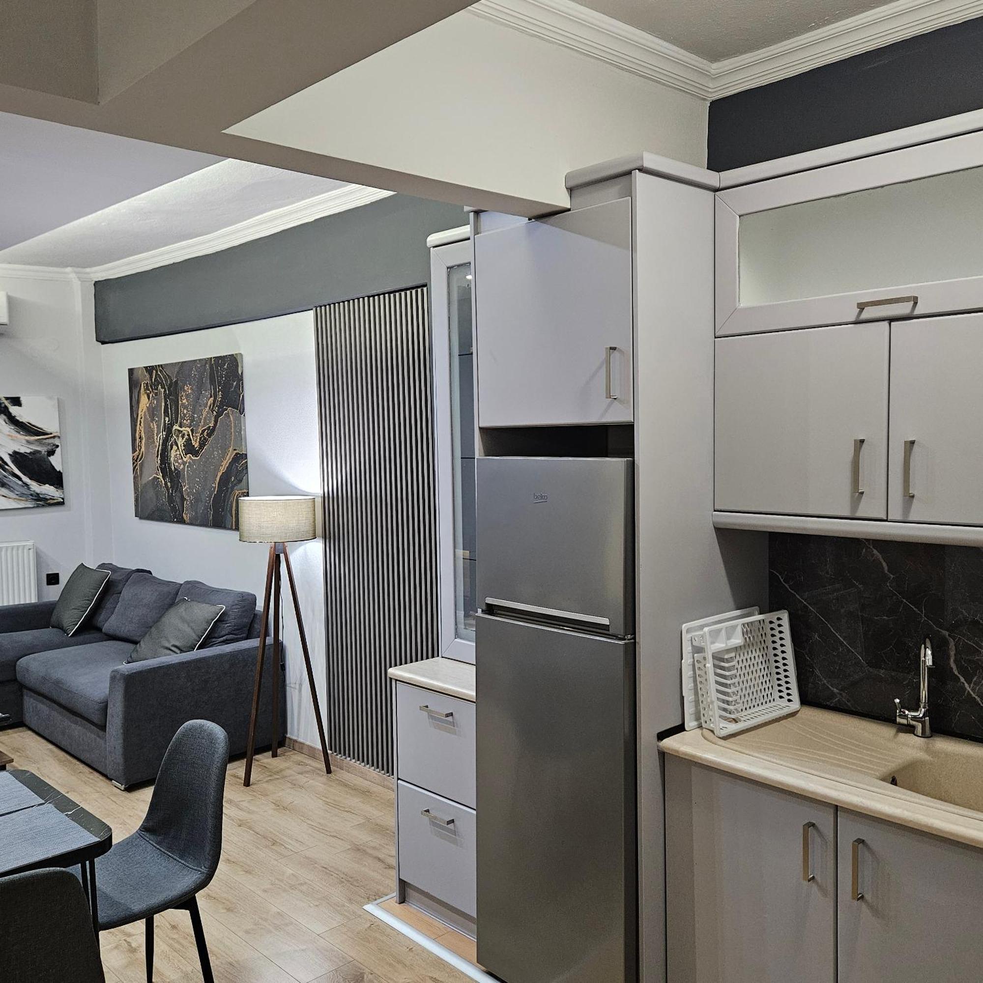Central 3 Modern Apartment With Free Parking Serres Bagian luar foto